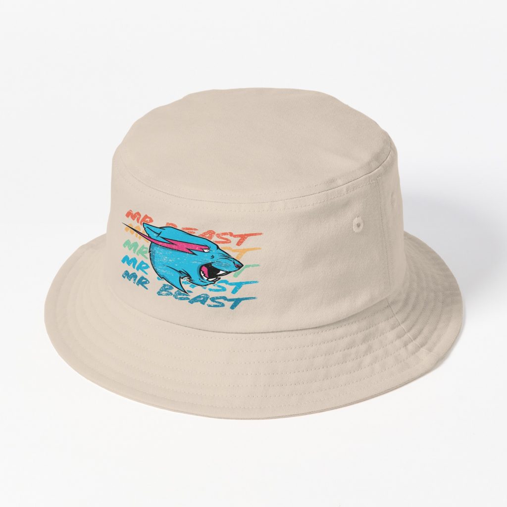 Retro Vintage Mr Beast Funny Bucket hats Official Mr Beast Shop Merch