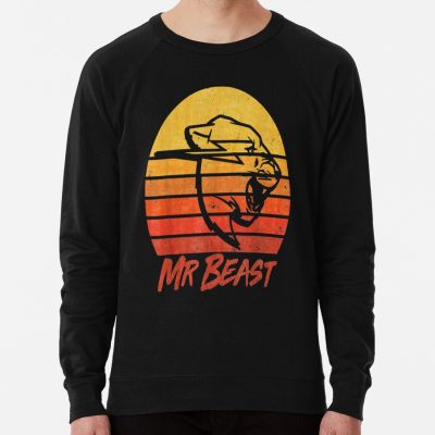 Mr Beast Funny Mr Gaming Sunset Silhouette Sweatshirt Official Mr Beast Shop Merch