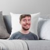 Mr Beast Jimmy  Throw pillow Official Mr Beast Shop Merch