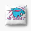 Mr Game Beasts Funny  Throw pillow Official Mr Beast Shop Merch