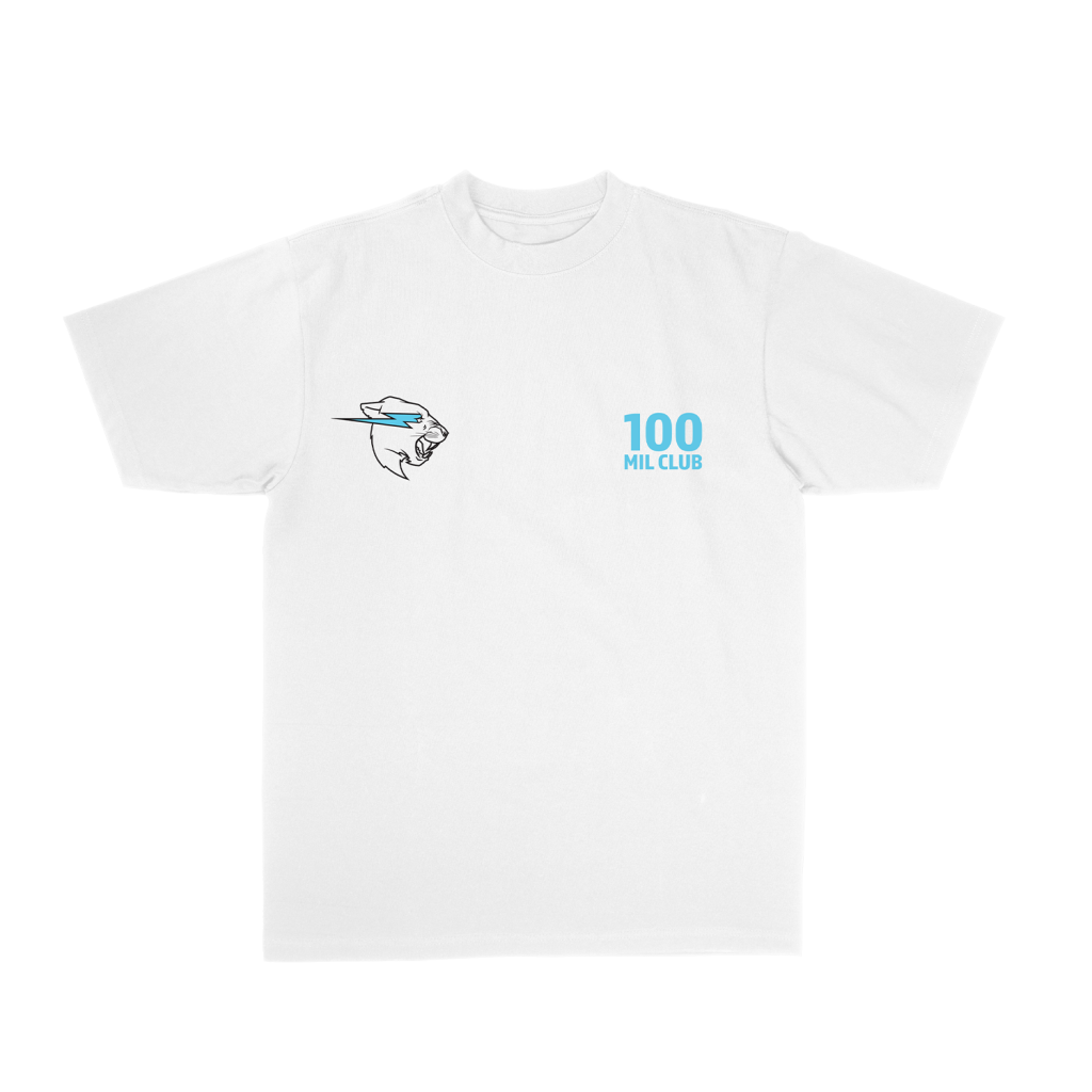 Beast100mTeeFront 1 - MrBeast Shop